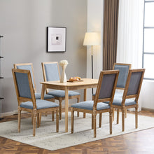 Load image into Gallery viewer, French Country Style Dining Chair With Upholstered Seating And Fluted Legs
