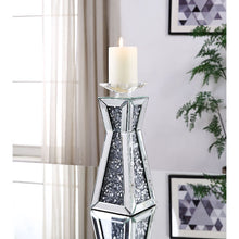 Load image into Gallery viewer, Noralie - Candle Holder (Set of 2) - Mirrored, Faux Diamonds
