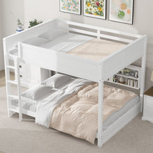 Load image into Gallery viewer, Bunk Bed With Storage Cabinets And USB Ports
