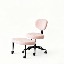 Load image into Gallery viewer, Ergonomic Cross Legged Office Chair With Back Support
