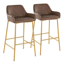 Load image into Gallery viewer, Daniella - Contemporary / Glam Fixed Height Bar Stool (Set of 2)
