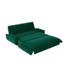Load image into Gallery viewer, Queen Pull Out 3 In 1 Convertible Sleeper Sofa, Multi-Functional
