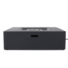 Load image into Gallery viewer, Modern 50,000 Btu Square Fire Table With Propane Tank

