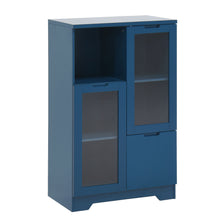 Load image into Gallery viewer, Modern Cabinet With Glass Doors And Drawer
