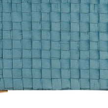Load image into Gallery viewer, Velvet Sofa With Gold Legs - Teal Blue
