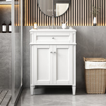 Load image into Gallery viewer, Bathroom Vanity With 2 Doors And Tip Out Drawer, Soft Closing Hinges
