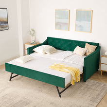 Load image into Gallery viewer, Daybed With Pop Up Trundle And USB Charging Armrest
