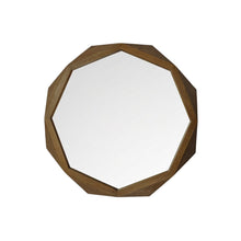 Load image into Gallery viewer, 32" Octagon Wooden Frame Wall Mirror - Bronze
