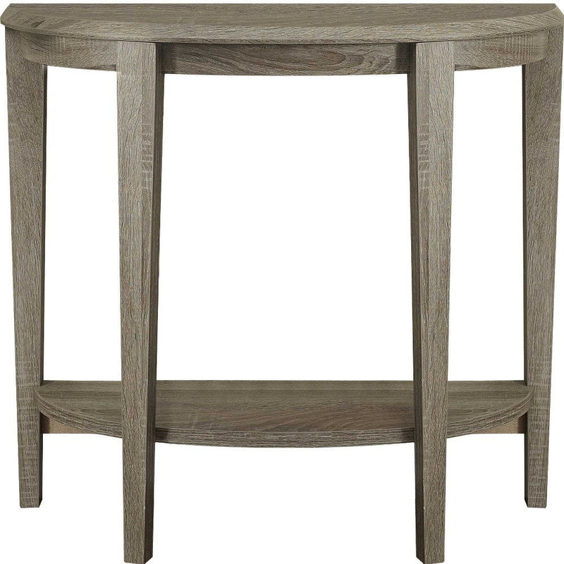 33" End Table With Shelf - Deep Taupe