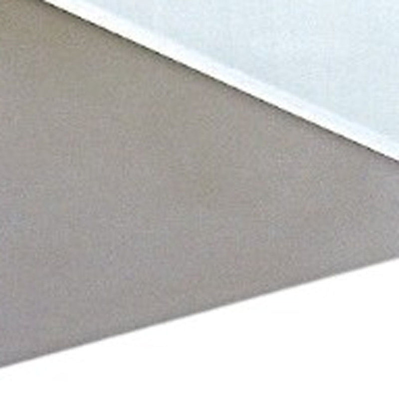 24" Glass Sled Coffee Table - White