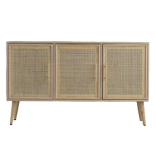 Load image into Gallery viewer, Wooden Accent TV Cabinet With 3 Doors - Brown
