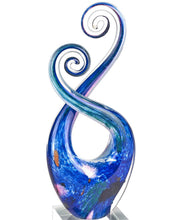 Load image into Gallery viewer, Murano Modern Abstract Tabletop Sculpture (376072) - Blue / Green
