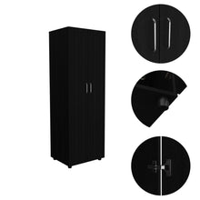 Load image into Gallery viewer, Armoire Organiser, Two Shelves, Rod, Double Door Cabinet Armoire
