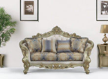 Load image into Gallery viewer, Floral Loveseat Pillows - Gold / Toss

