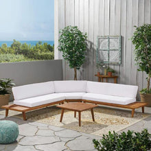 Load image into Gallery viewer, Hillcrest - V Shaped 4 Piece Sofa Set, Water Resistant
