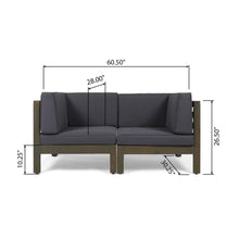 Load image into Gallery viewer, Oana - 2 Piece Loveseat Set With Water Resistant Cushions
