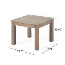 Load image into Gallery viewer, Halcyon - Outdoor Side Table With Slat Design
