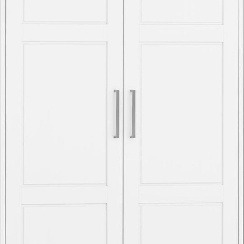 Solid Wood Six Door Combo Dresser (765126) - White