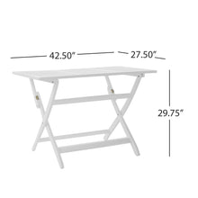 Load image into Gallery viewer, Blissique - Outdoor Foldable Wood Dining Table With Slat Design
