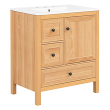 Load image into Gallery viewer, Modern Bathroom Vanity With Sink, Soft Close Drawers &amp; Door, Storage Rack
