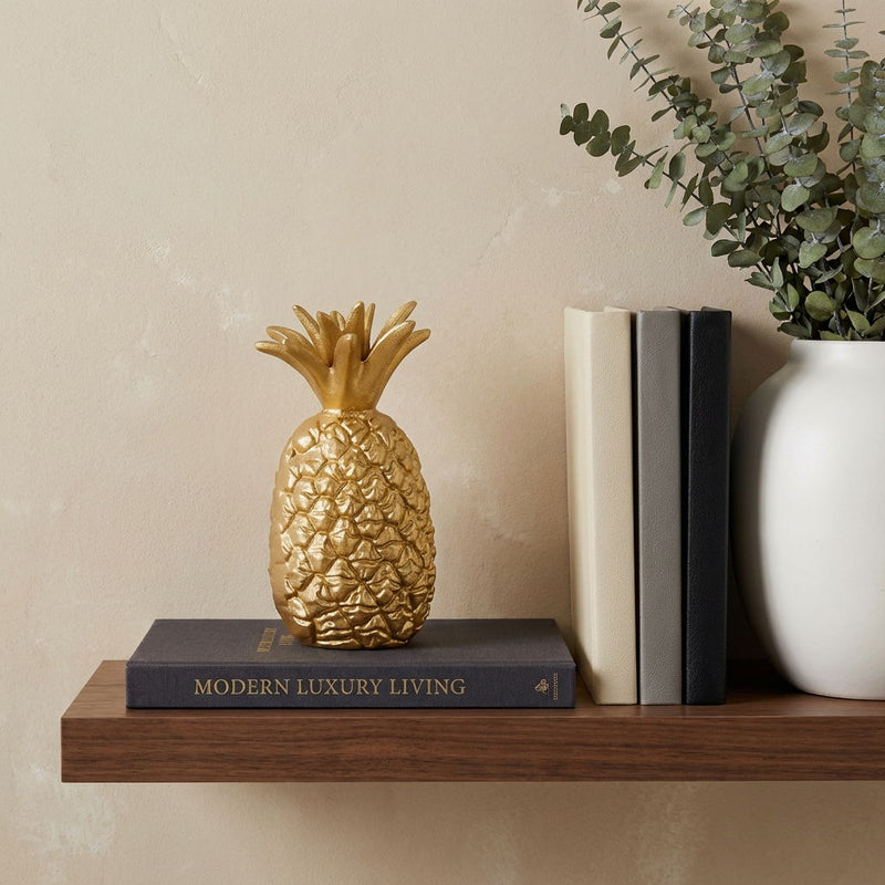 Pineapple Hand Painted Sculpture (483227) - Gold