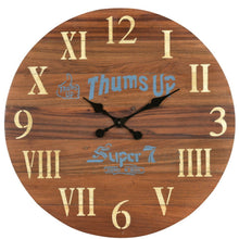Load image into Gallery viewer, Silent Analog Round Wall Clock (554637) - Brown
