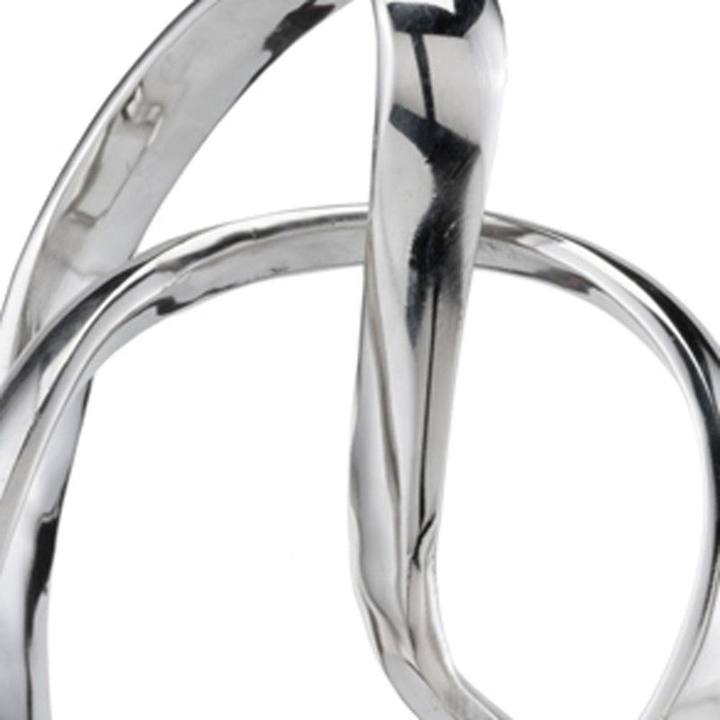 Marble Sculpture - Silver / White