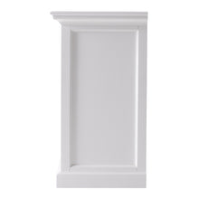 Load image into Gallery viewer, Wood Nightstand With Dividers - Distressed White
