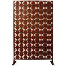 Load image into Gallery viewer, Outdoor &amp; Indoor Metal Privacy Freestanding Decorative Screen
