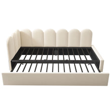 Load image into Gallery viewer, Upholstered Daybed With Metal Slatted Base
