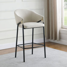 Load image into Gallery viewer, Sloped Arm Bar Stools (Set of 2) - Beige
