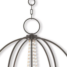 Load image into Gallery viewer, 28" Five Light Dimmable Chandelier With Shades - Bronze
