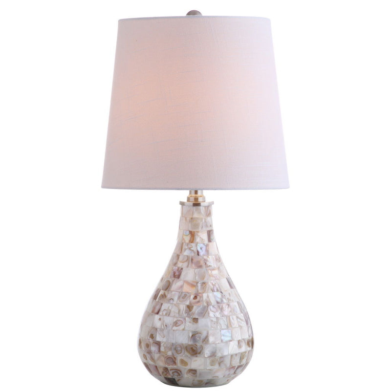Novelty Desk Lamp LED With Drum Shade - Seashell