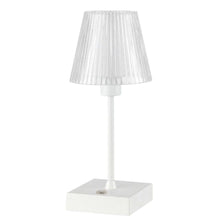 Load image into Gallery viewer, USB Table Lamp With Empire Shade - White
