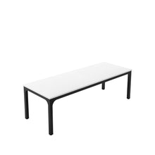 Load image into Gallery viewer, Wood Iron Dining Table - White / Black

