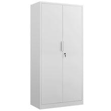 Load image into Gallery viewer, 2 Door File Cabinet With Lock, 4 Adjustable Shelves, Heavy-Duty
