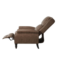Load image into Gallery viewer, Faux Leather Manual Recliner (718721) - Brown
