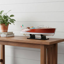 Load image into Gallery viewer, Hand Painted Model Boat (624217) - Dark Brown / Light Brown
