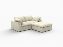 Load image into Gallery viewer, Blend Modular L Shaped Three Piece Corner Sectional - White

