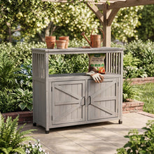 Load image into Gallery viewer, Patio Bar Table Set With Storage
