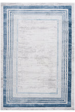 Load image into Gallery viewer, Marfi - 6' X 9' Bordered Area Rug - Blue / Ivory
