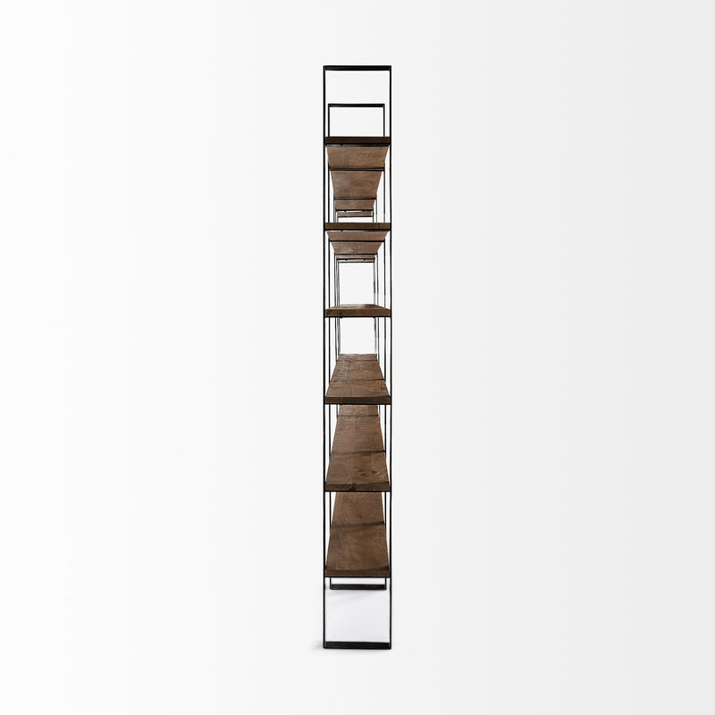 Six Tier Bookcase (392226) - Brown