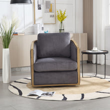 Load image into Gallery viewer, Corduroy Barrel Chair, 360 Degree Swivel
