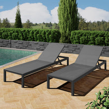 Load image into Gallery viewer, Outdoor Patio Chaise Lounge With 5 Reclining Positions
