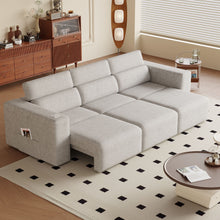 Load image into Gallery viewer, 3 Seater Power Recliner Sofa With Wireless Charging And Remote Control
