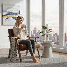 Load image into Gallery viewer, Accent Chair, Classic Mid Century Modern For Extra Seating
