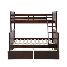 Load image into Gallery viewer, Bunk Bed With Ladder, And Safety Guard Rails
