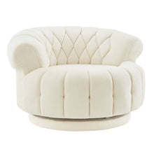 Load image into Gallery viewer, Round Swivel Accent Chair With Rotation
