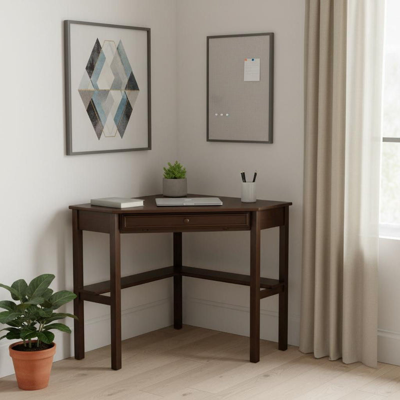 Corner Computer Desk - Espresso