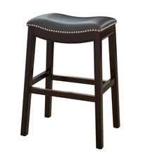 Load image into Gallery viewer, Modern Stool &amp; Nail Head Detailing
